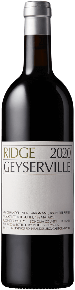 Ridge VineyardsGeyserville 2020